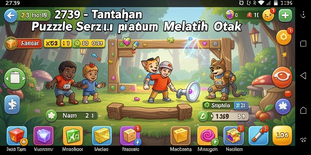 Gameplay menarik dalam 2739 yang penuh tantangan puzzle.