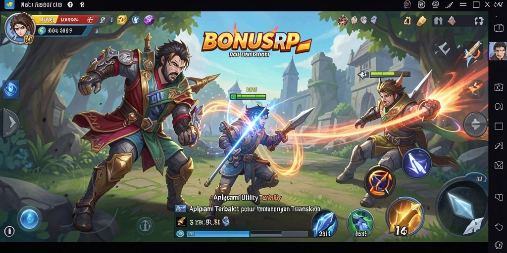 Screenshot utama BONUSRP menampilkan antarmuka pembayaran yang sederhana dan elegan.