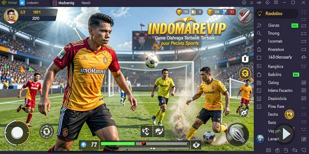 Tampilan gameplay seru dalam INDOMAREVIP dengan grafis menakjubkan.