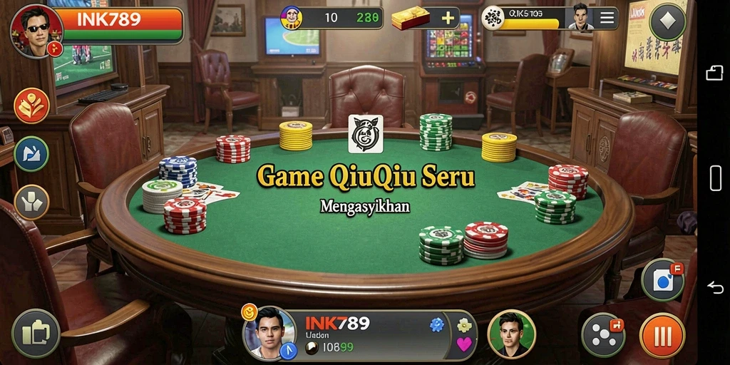 Gameplay seru QiuQiu di INK789 dengan grafis menawan.