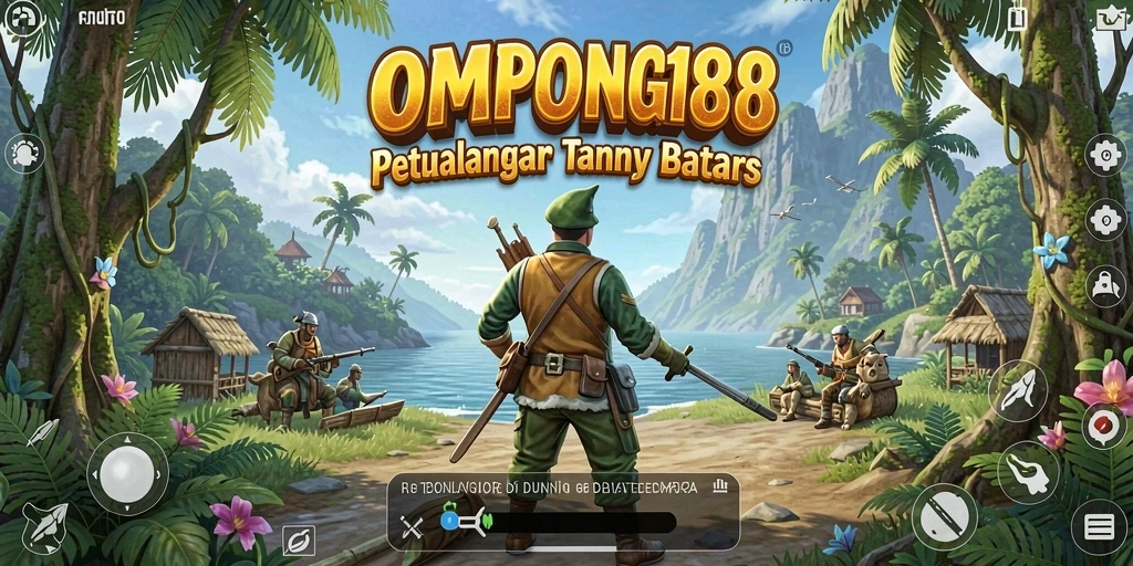Tampilan gameplay OMPONG188 di dunia terbuka yang mengesankan.