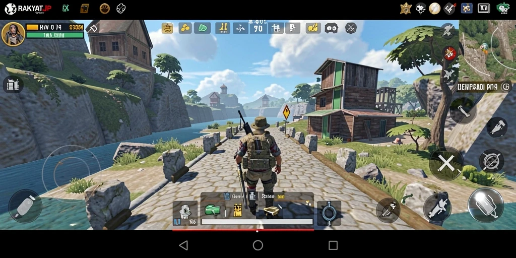 Tampilan gameplay RAKYATJP yang menakjubkan dalam dunia Open World.