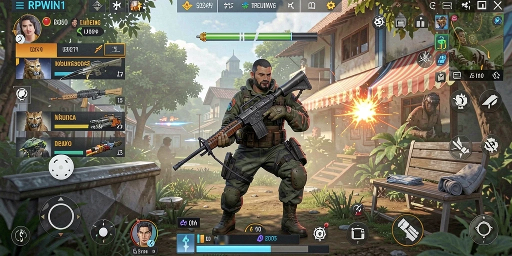 Screenshot utama dari RPWIN1 yang menunjukkan tampilan antarmuka aplikasi.