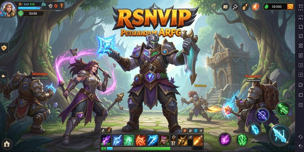 Tangkapan layar gameplay mendebarkan dari RSNVIP yang penuh aksi.