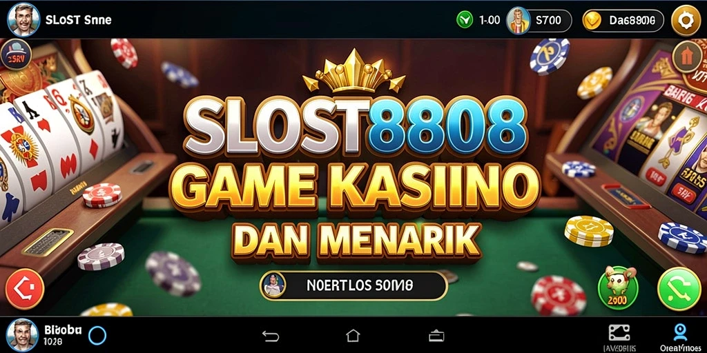 Tampilan gameplay menarik dan penuh warna dari SLOST8808.