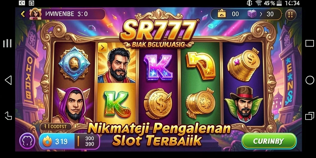Screenshot SR777 menampilkan gameplay slot yang mendebarkan dengan grafis berkualitas tinggi.