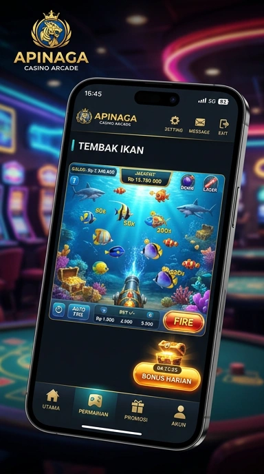 Halaman unduh aplikasi dengan berbagai pilihan di apinaga.